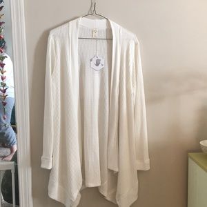 White, Tunic thermal sweater